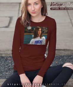 Rachel Green Knicks Basketball Long Sleeve Tee