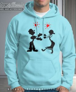 Rachel Green Popeye Olive Oyl Hoodie