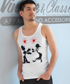 Rachel Green Popeye Olive Oyl Tank Top Racerback