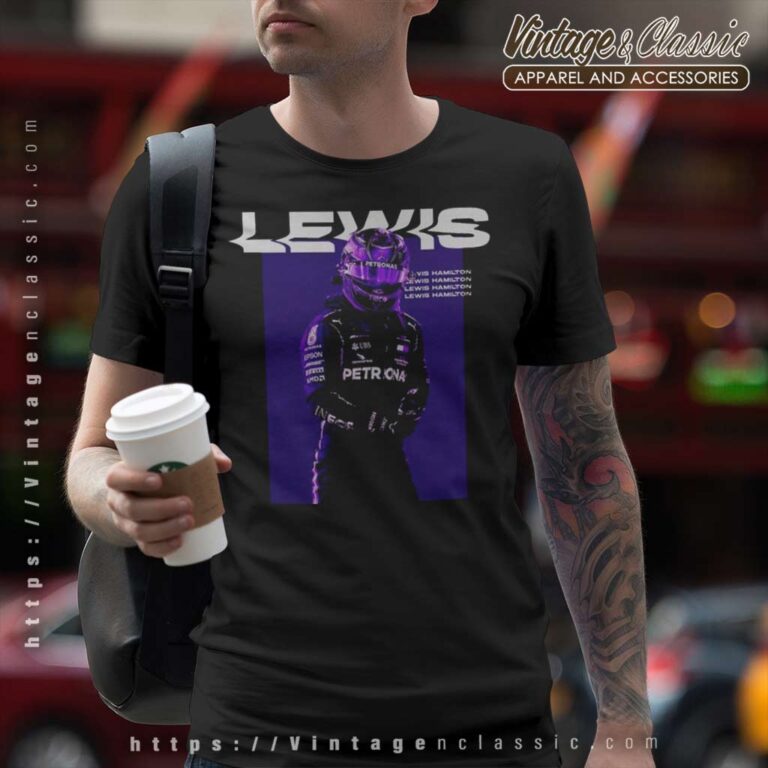 Racing Team F1 Mercedes 2023 Lewis Hamilton T Shirt Racing Team F1 Mercedes 2023 Lewis Hamilton T Shirt