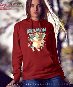 Rad Mom Bluey Shirt Chilli Heeler Hoodie