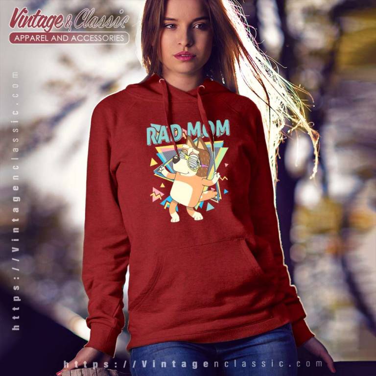 Rad Mom Bluey Shirt Chilli Heeler Hoodie Rad Mom Bluey Shirt Chilli Heeler Hoodie
