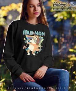 Rad Mom Bluey Shirt Chilli Heeler Sweatshirt