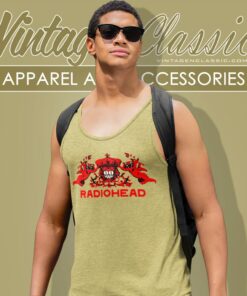 Radiohead Bear Crest Tank Top Racerback