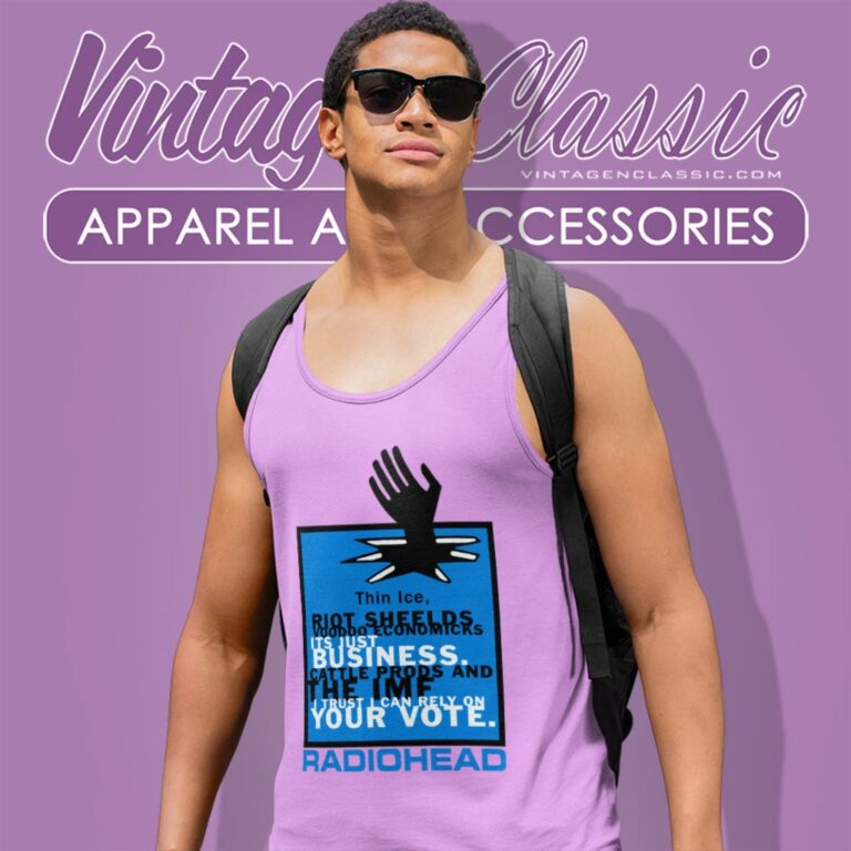 Radiohead Ok Computer Tank Top Racerback Radiohead Ok Computer Tank Top Racerback