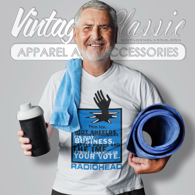 Radiohead Ok Computer V Neck TShirt Radiohead Ok Computer V Neck TShirt