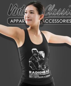 Radiohead Customer Focus Music Tank Top Racerback