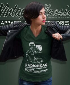 Radiohead Customer Focus Music V Neck TShirt