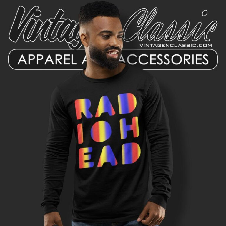 Radiohead Embellished Satin Tour Long Sleeve Tee Radiohead Embellished Satin Tour Long Sleeve Tee
