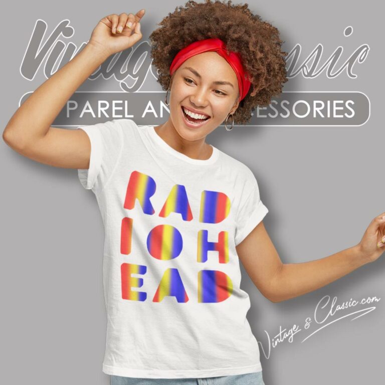 Radiohead Embellished Satin Tour Women T Shirt Radiohead Embellished Satin Tour Women T Shirt