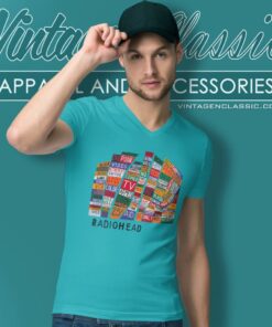 Radiohead Hail To The Thief V Neck TShirt