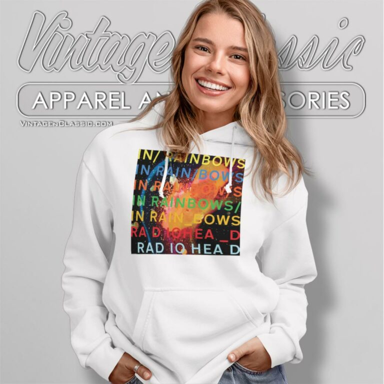 Radiohead In Rainbows Hoodie Radiohead In Rainbows Hoodie