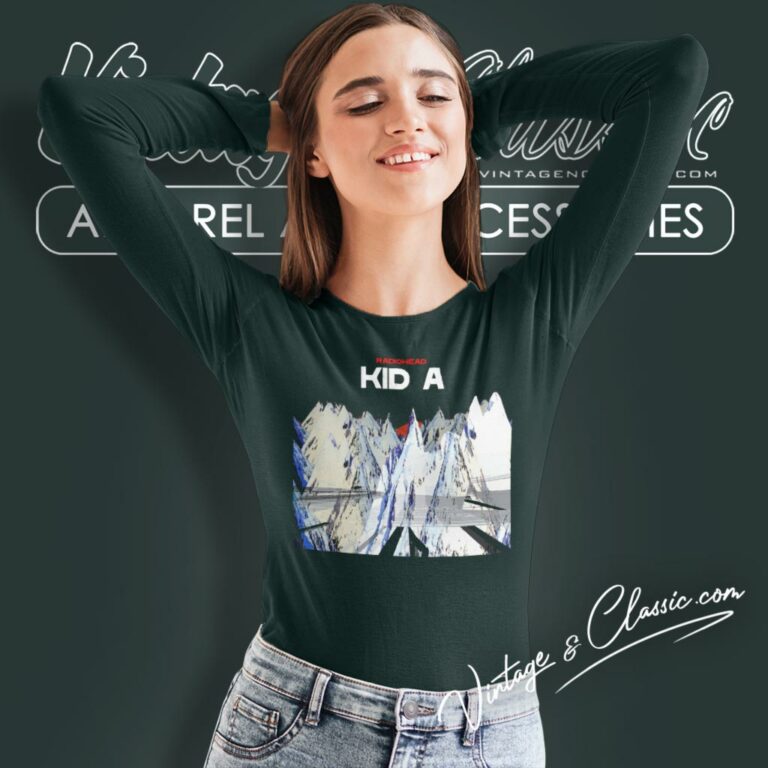Radiohead Kid A Casual Long Sleeve Tee Radiohead Kid A Casual Long Sleeve Tee