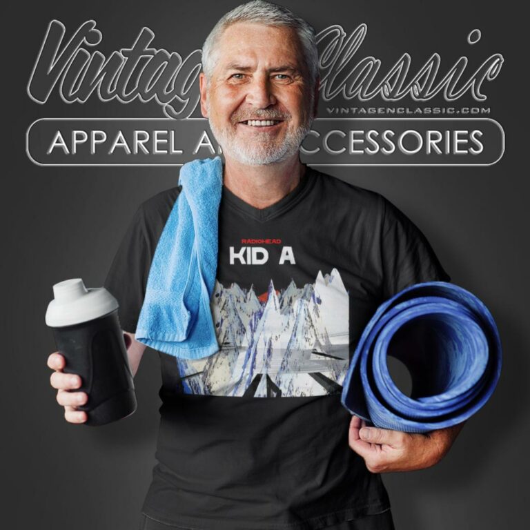 Radiohead Kid A Casual V Neck TShirt Radiohead Kid A Casual V Neck TShirt