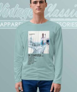 Radiohead Ok Computer Album Long Sleeve Tee