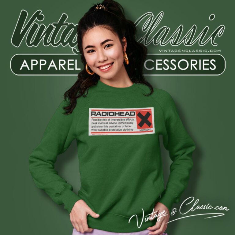 Radiohead Ok Computer Mutagenic Sweatshirt Radiohead Ok Computer Mutagenic Sweatshirt