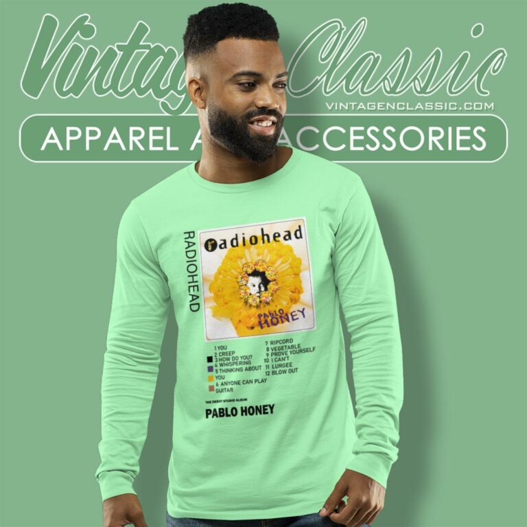 Radiohead Pablo Honey Long Sleeve Tee Radiohead Pablo Honey Long Sleeve Tee
