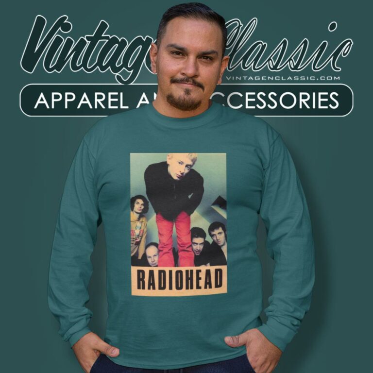 Radiohead Poster Long Sleeve Tee Radiohead Poster Long Sleeve Tee