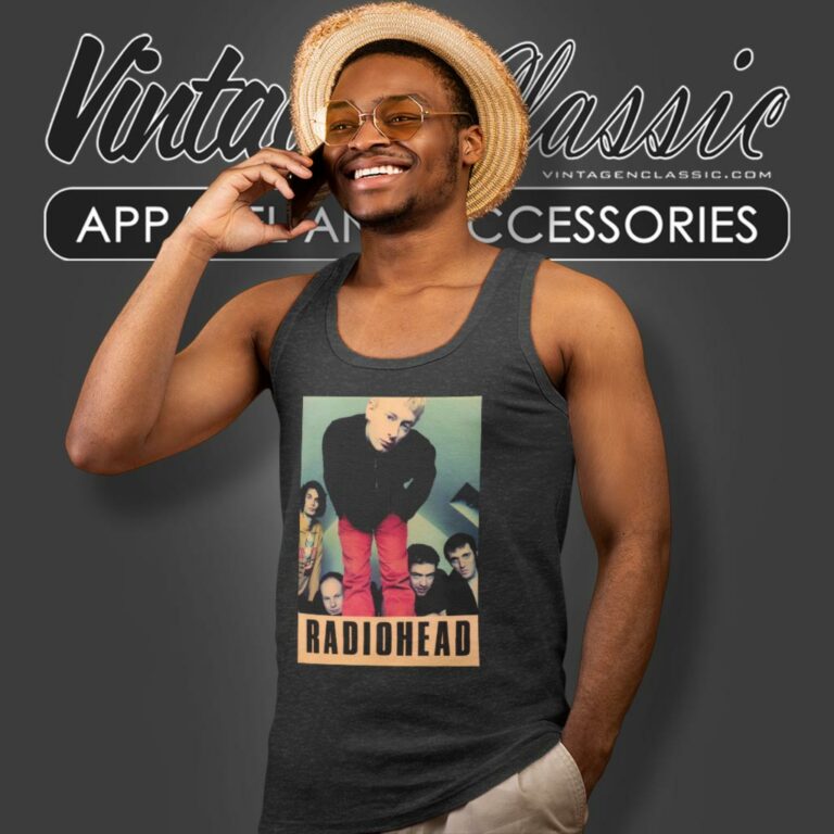 Radiohead Poster Tank Top Racerback Radiohead Poster Tank Top Racerback