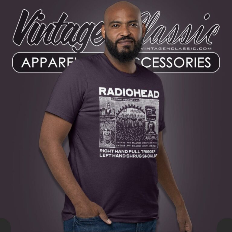 Radiohead Right Hand Pull Trigger T Shirt Radiohead Right Hand Pull Trigger T Shirt