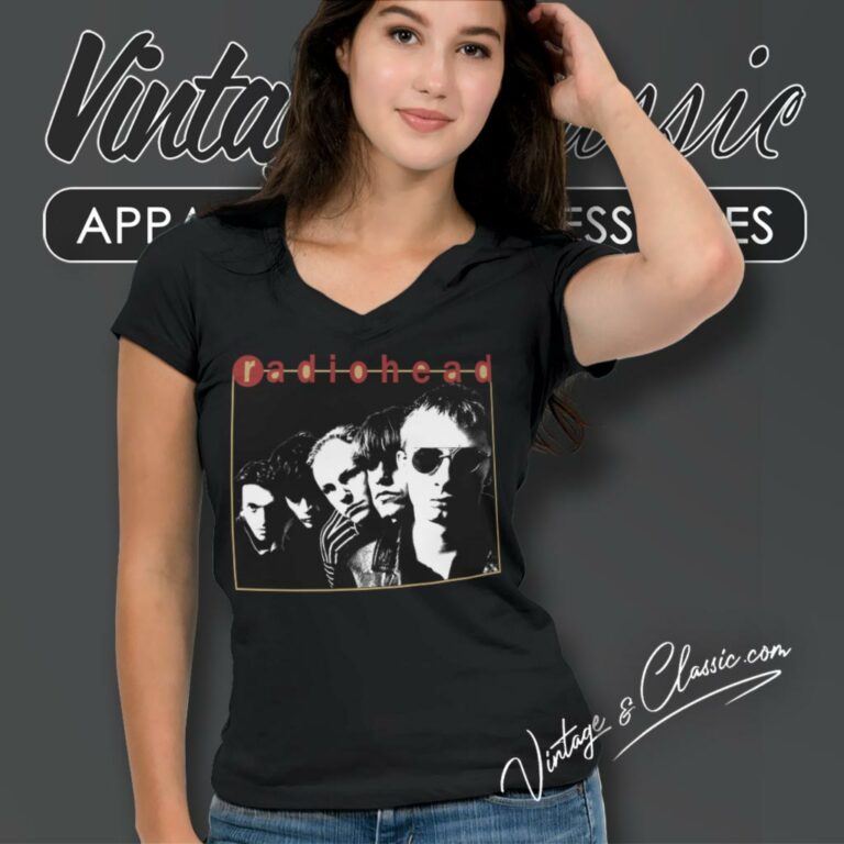 Radiohead Rock Concert V Neck TShirt Radiohead Rock Concert V Neck TShirt
