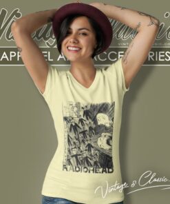 Radiohead Scribble V Neck TShirt