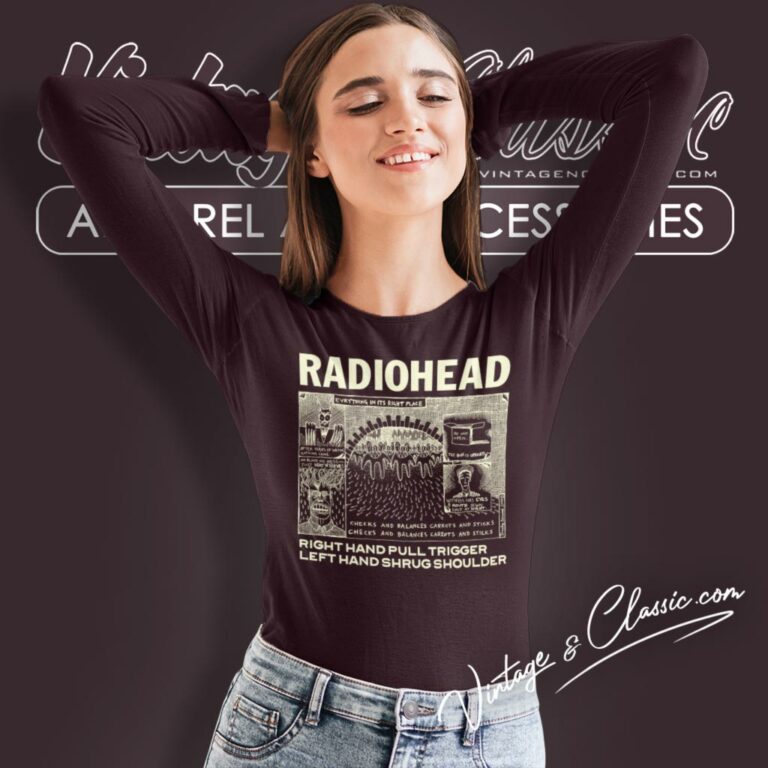 Radiohead Shirt A Waste Thom Yorke Long Sleeve Tee Radiohead Shirt A Waste Thom Yorke Long Sleeve Tee