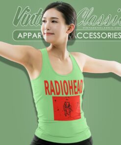 Radiohead Shirt Amnesiac By Parlophone Records Tank Top Racerback