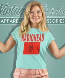 Radiohead Shirt Amnesiac By Parlophone Records Women T Shirt