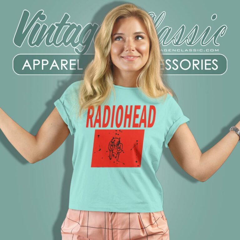 Radiohead Shirt Amnesiac By Parlophone Records Women T Shirt Radiohead Shirt Amnesiac By Parlophone Records Women T Shirt