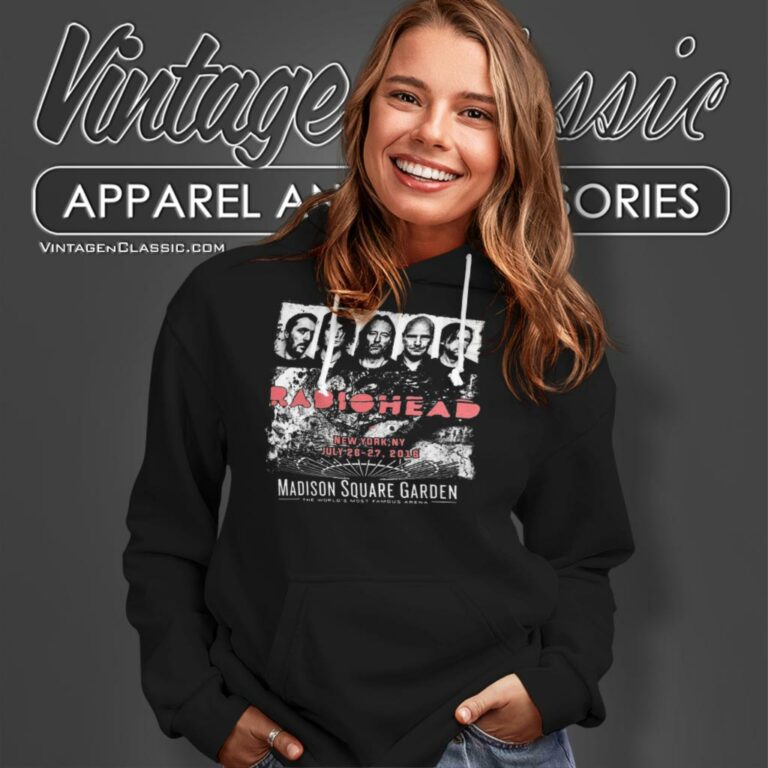 Radiohead Shirt Line Up New York Tour Hoodie Radiohead Shirt Line Up New York Tour Hoodie