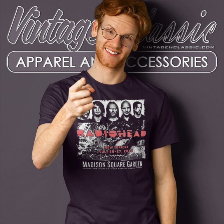 Radiohead Shirt Line Up New York Tour T Shirt Radiohead Shirt Line Up New York Tour T Shirt