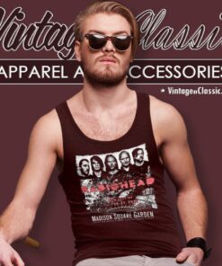 Radiohead Shirt Line Up New York Tour Tank Top Racerback