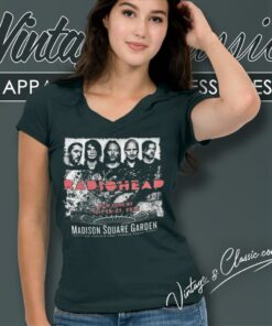 Radiohead Shirt Line Up New York Tour V Neck TShirt