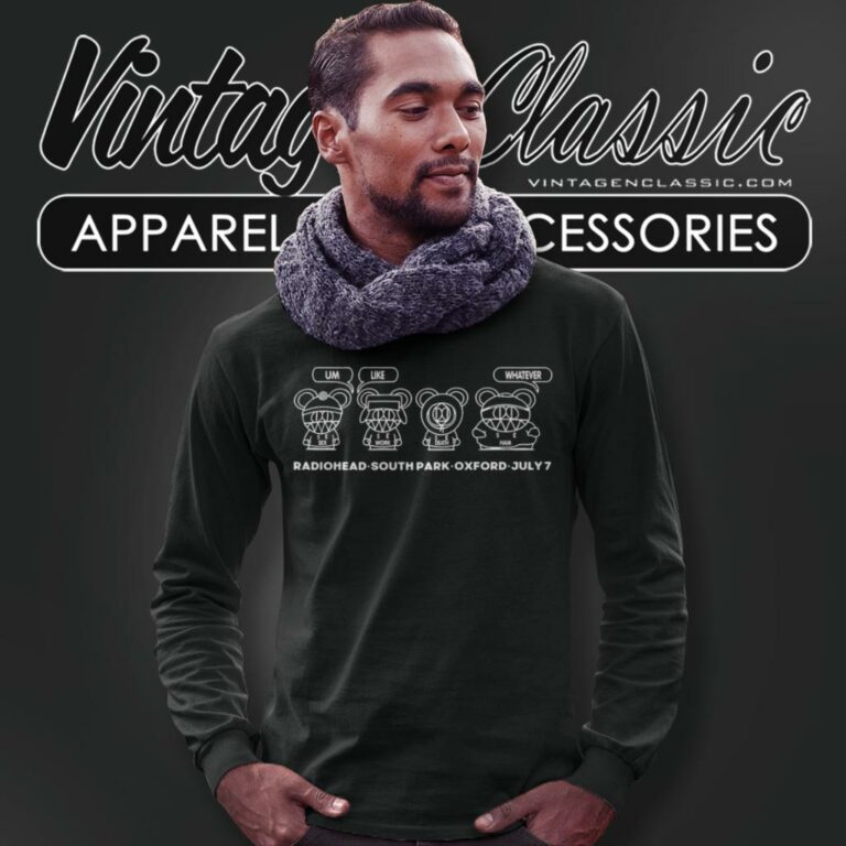 Radiohead South Park Long Sleeve Tee Radiohead South Park Long Sleeve Tee