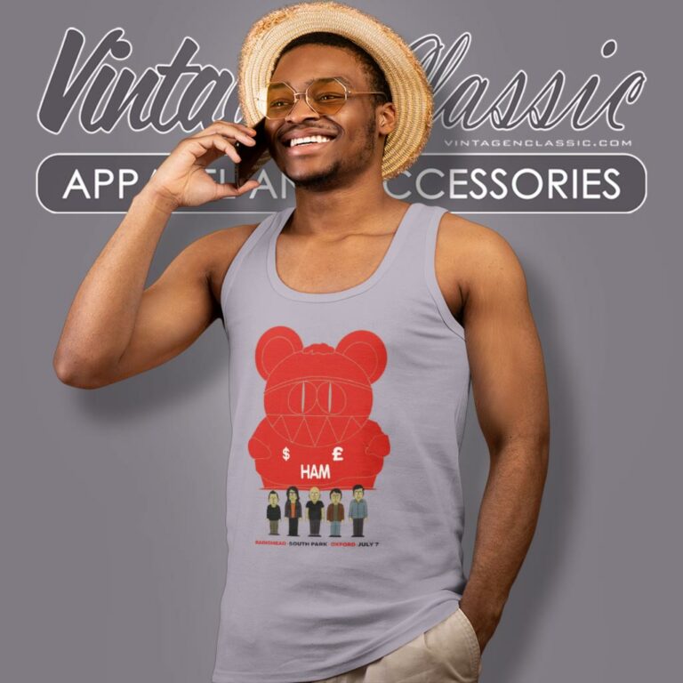 Radiohead South Park Oxford Tank Top Racerback Radiohead South Park Oxford Tank Top Racerback