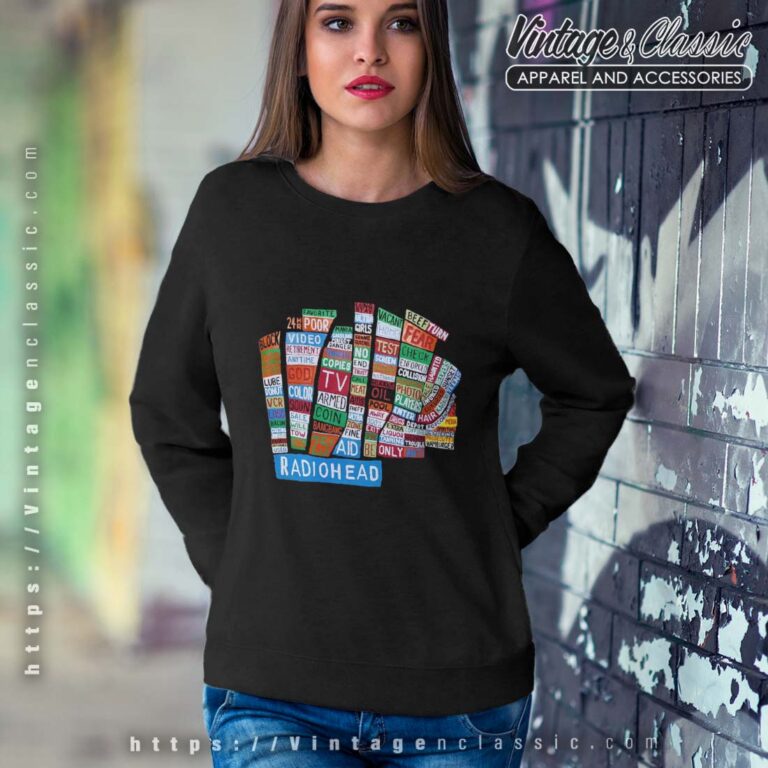 Radiohead T shirt Hail To The Thief Album Sweetshirt 1 Radiohead T shirt Hail To The Thief Album Sweetshirt 1