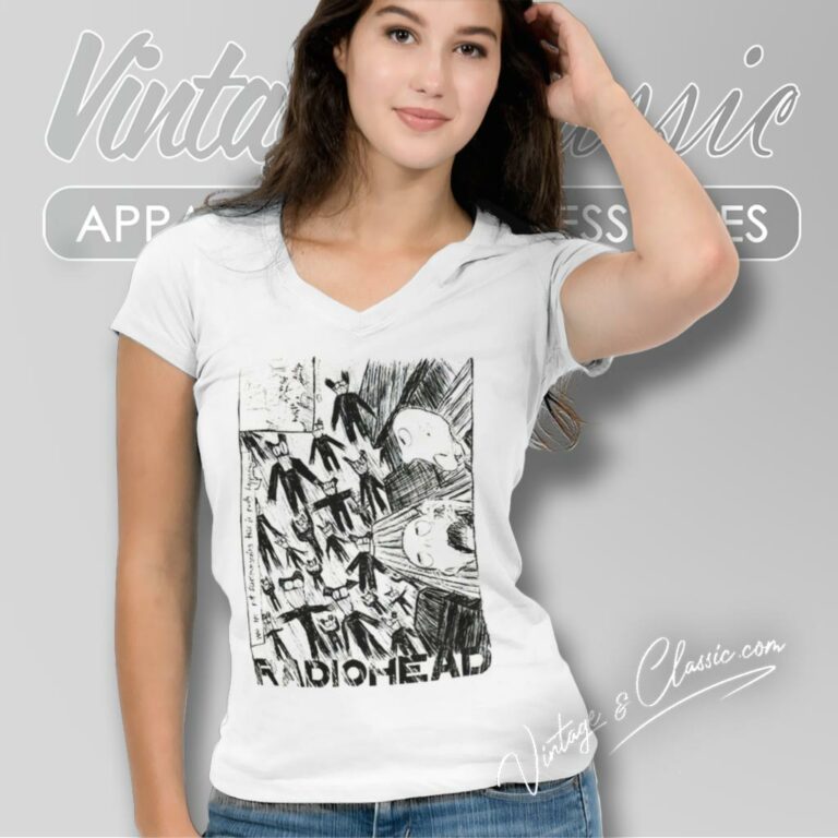 Radiohead Waste V Neck TShirt Radiohead Waste V Neck TShirt