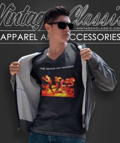 Rage Against The Machine At The Palace Shirt 5 Rage Against The Machine At The Palace V Neck TShirt