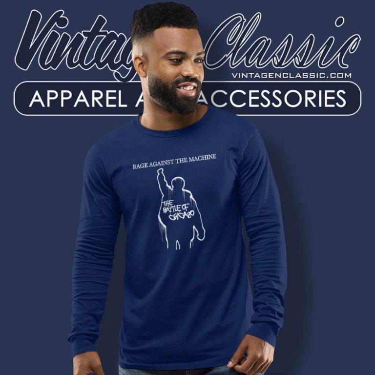 Rage Against The Machine Battle Of Chicago Long Sleeve Tee Rage Against The Machine Battle Of Chicago Long Sleeve Tee