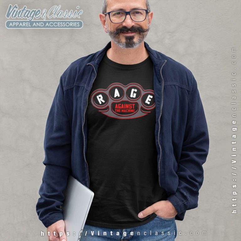 Rage Against The Machine Brass Knuckles Long Sleeve Tee Rage Against The Machine Brass Knuckles Long Sleeve Tee