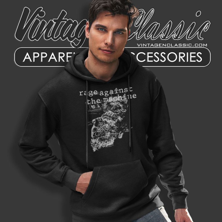 Rage Against The Machine Burning Monk Hoodie Rage Against The Machine Burning Monk Hoodie