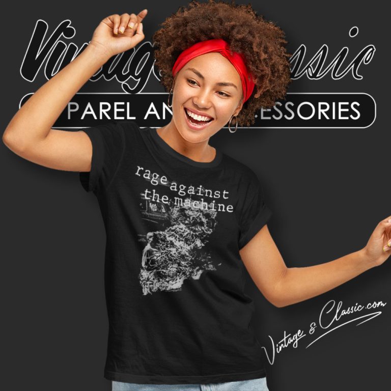 Rage Against The Machine Burning Monk Women T Shirt Rage Against The Machine Burning Monk Women T Shirt