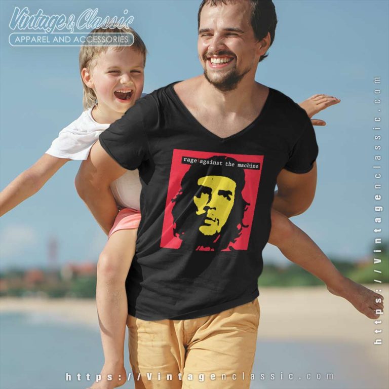 Rage Against The Machine Che Guevara V Neck TShirt Rage Against The Machine Che Guevara V Neck TShirt