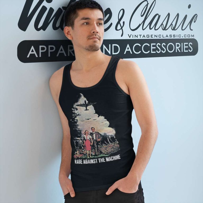 Rage Against The Machine Down Rodeo Tank Top Racerback Rage Against The Machine Down Rodeo Tank Top Racerback