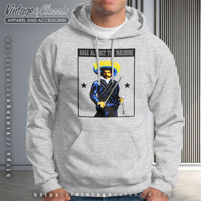 Rage Against The Machine Emiliano Zapata Hoodie Rage Against The Machine Emiliano Zapata Hoodie