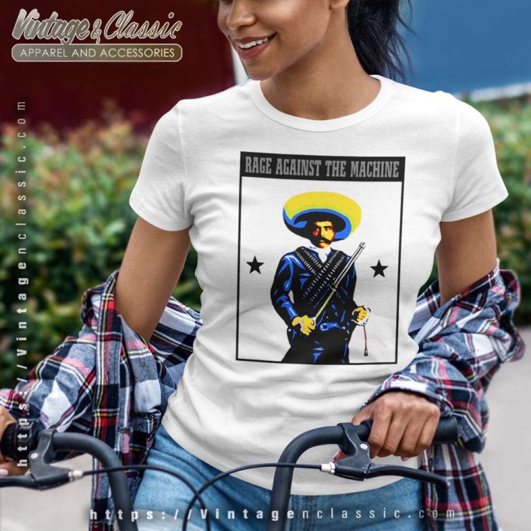 Rage Against The Machine Emiliano Zapata Women TShirt Rage Against The Machine Emiliano Zapata Women TShirt