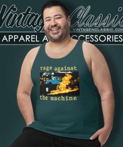 Rage Against The Machine Fire Tank Top Racerback