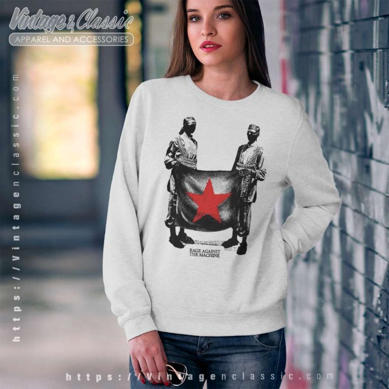 Rage Against The Machine Flagbearer Sweatshirt Rage Against The Machine Flagbearer Sweatshirt