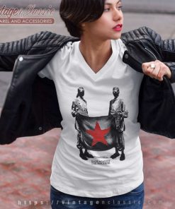 Rage Against The Machine Flagbearer V Neck TShirt